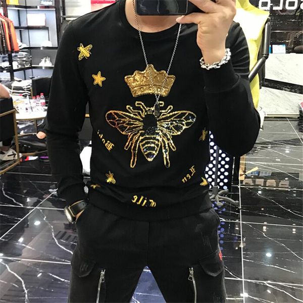 

men's hoodies & sweatshirts men spring streetwear casual hoody fashion hoodie, Black
