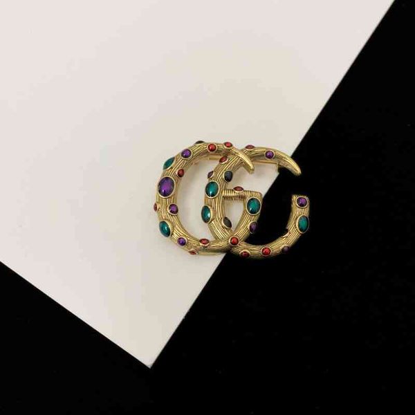 

new earrings women's doubles color brass necklace brooch, Silver