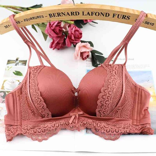 

tiktok new style trace no steel lace with adjustable bra, Black;white