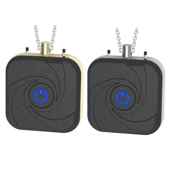 

pcs mini 300mah battery negative ion necklace hanging air purifier purifiers
