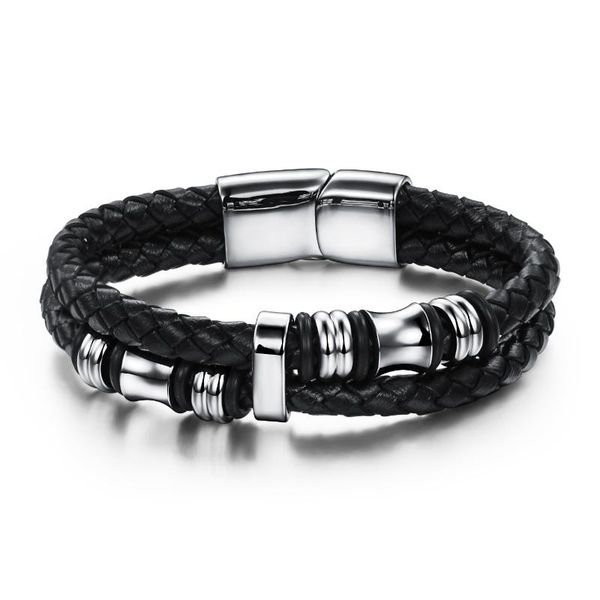 

tennis taobao personalized men's leather bracelet, Golden;silver