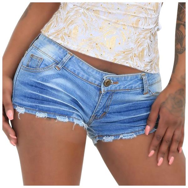 

women's shorts 2021 fashion women ripped denim summer casual high waist korean jean loose wide-leg, White;black