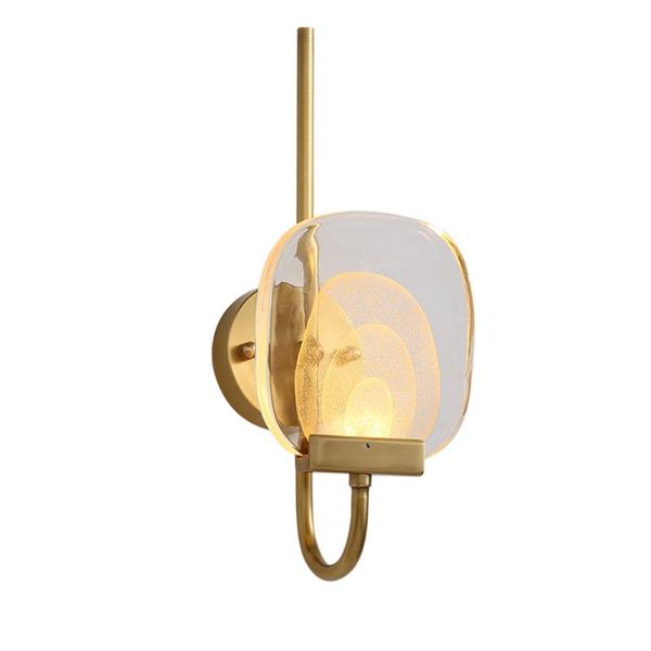 

wall lamp creative design glass lights modern wandlamp ac110v 220v gold living room bedroom