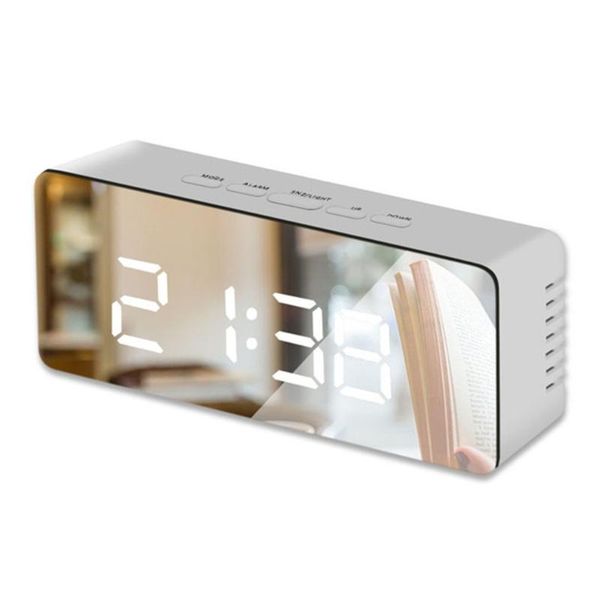 

other clocks & accessories durable practical and convenient creative mobile phone charging mirror electronic snooze alarm clock