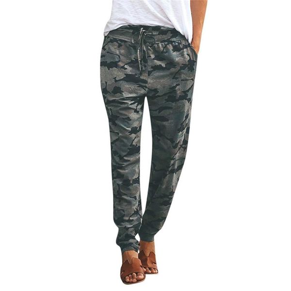 

maternity bottoms 2021 mid waist camouflage pants women fashion drawstring femme trouser plus size xl sweatpants streetwear camo female, White