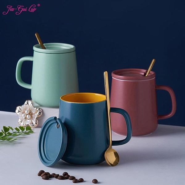 

mugs jia-gui luo ceramic 400ml mug coffee cup teacups milk water flower tea g054