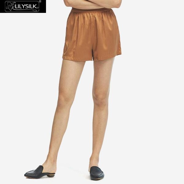 

lilysilk silk shorts casual chic summer women new ing, White;black