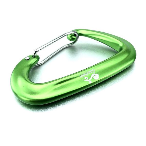 

outdoor games & activities green carabiner / hammock hook for