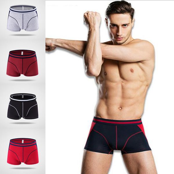 

color broek shorts boxer breathing comfort men underwear, Black;white