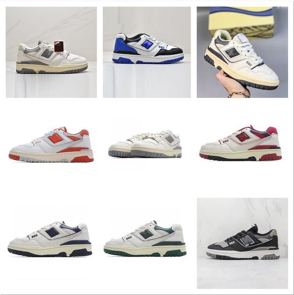 

2021 bb550 b550 550 basketball designer skate shoes white navy green men women trainer sports low sneakers leather rubber outsole for outdoo, Black