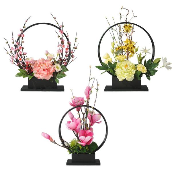 

decorative flowers & wreaths artificial floral arrangements silk flower plants bouquet for living room home office wedding decoration