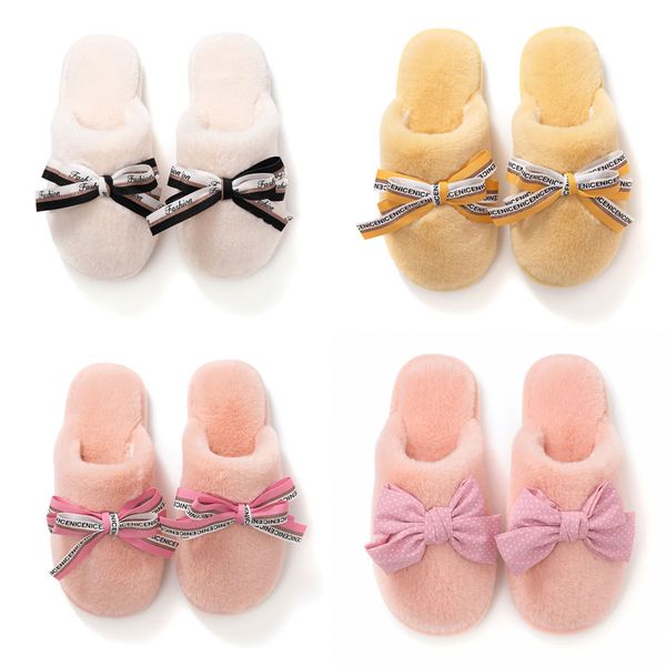 

girl shoes bowknot autumn winter clouds cute home cotton slipper pink grey women warm breathable fashion all inclusive plush slippers