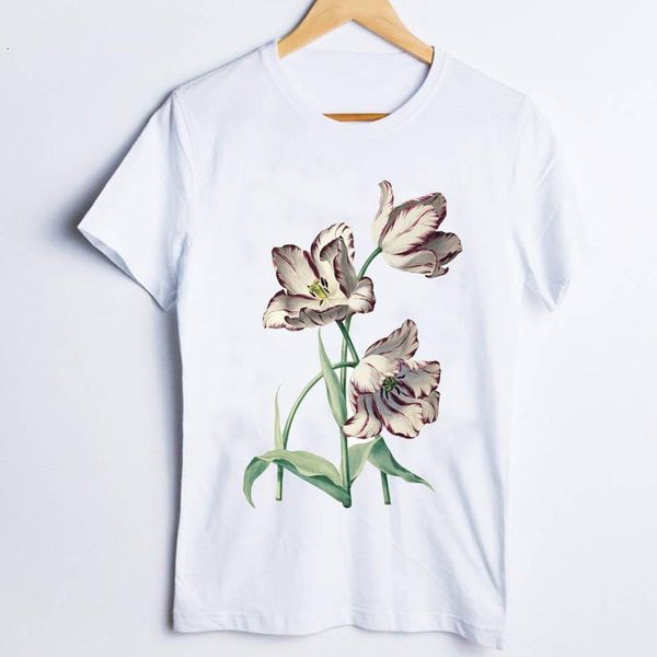 

tees for women print casual printing floral vacation travel ladies t shirt clothes lady clothing female womens t-shirt, White