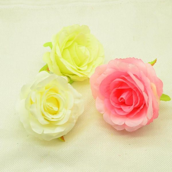 

100pcs artificial flowers for home wedding decor accessories christmas wreath bride wrist diy gifts fake plastic si jllpxz