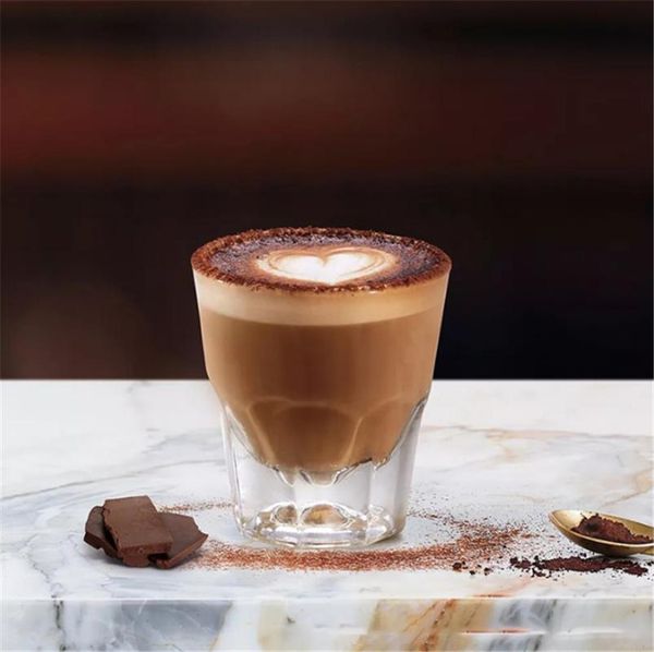 

wine glasses milansong cup flatow white coffee latte transparent glass