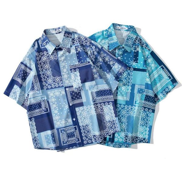 

men's casual shirts men shirt short sleeve 2021 arrival summer loose retro pocket male thin comfortable ethnic chinese style s69, White;black