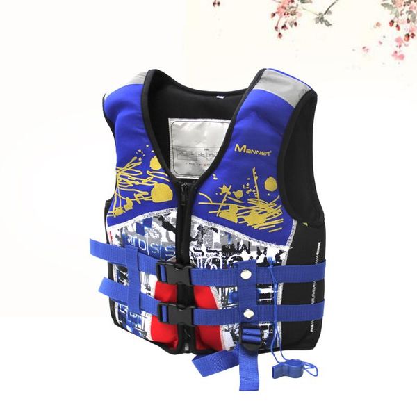 

life vest & buoy children flotation device swimming floats puddle fashion (size s, blue)