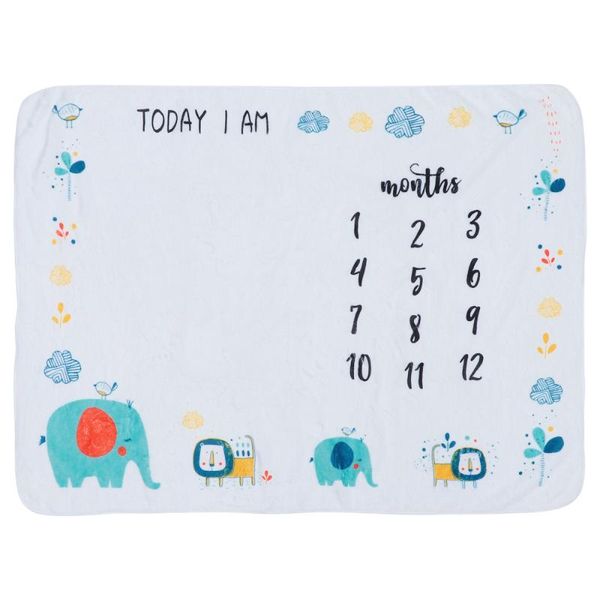 

1pc plush baby pgraphy backdrop blanket baby milestone p background