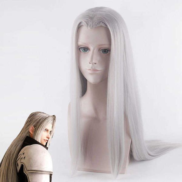 

master santa costa cosplay wig final fantasy 7 ff7 safiros remake styling, Black