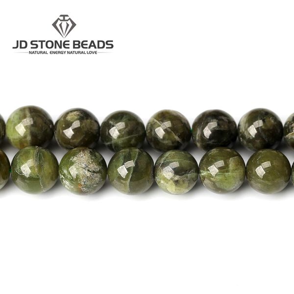 Perline di pietra preziosa di giada verde naturale canadese personalizzate opale accessorio ornamento prezzo all'ingrosso perline di pietre preziose per la creazione di gioielli Q0531