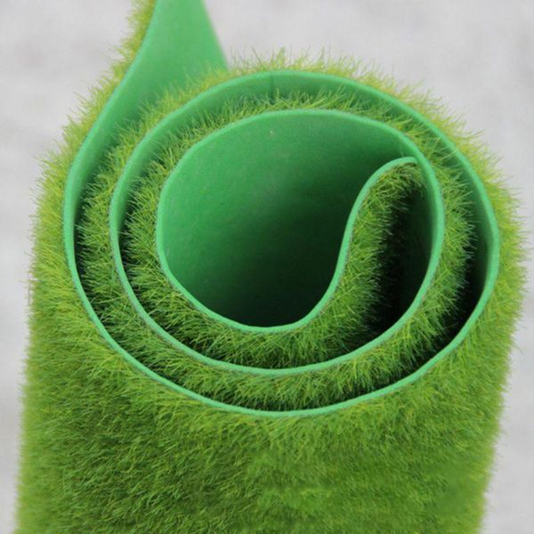 

decorative flowers & wreaths 4/8/12pcs pvc artificial grass mat fake lawn miniature fairy home garden ornament craft decor 15*15cm diy micro