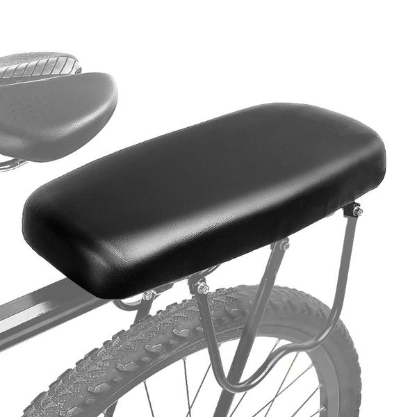 

bike saddles bicycle back seat cycling mtb mountain pu leather soft comfortable cushion rear rack children pad