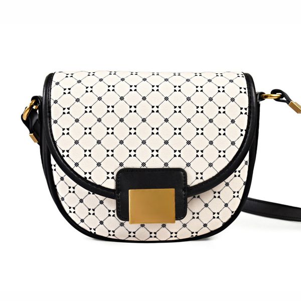 

fashion geometric printing saddle bag women pu leather shoulder messenger bags brand design luxury handbags girl daily purses c0225