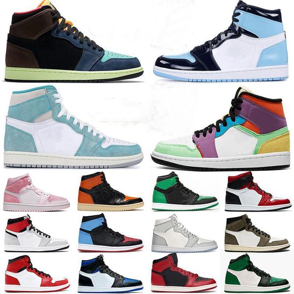 

50+color[with box]2021 man womens jumpman fearless chicago bred toe obsidian mocha satin shoes 1 1s mens basketball sneakers 36-4e7em#