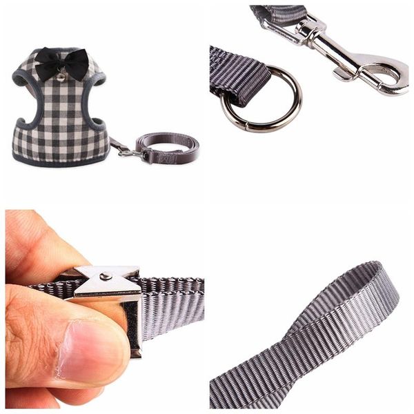 

dog collars & leashes pet chest strap collar traction rope clothes harness leash easy to wear supplies set and necklace