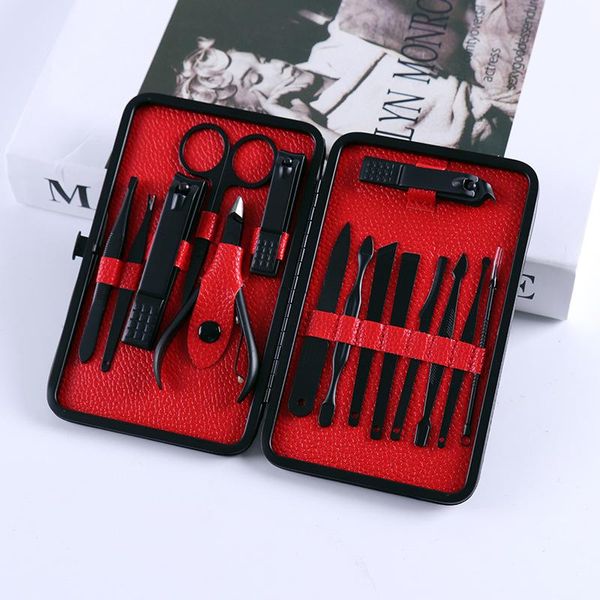 

nail art kits manicure tool set 15 piece stainless steel clipper tools for