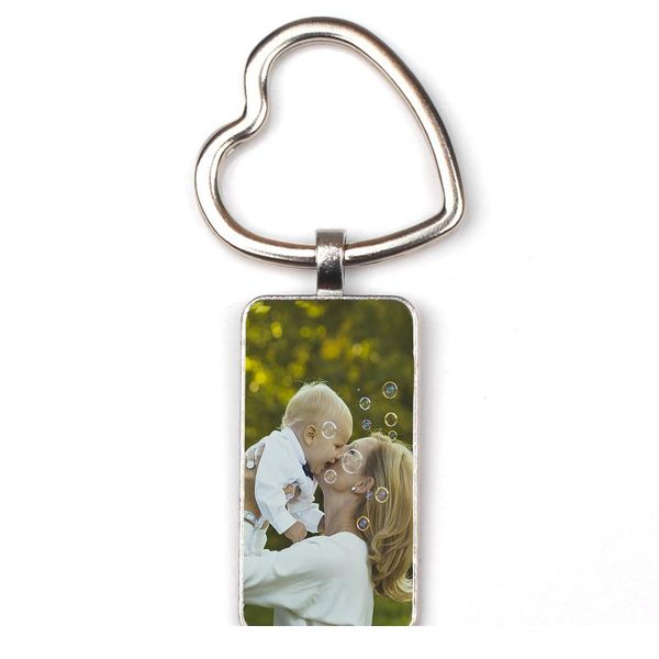 

private order personality mother's keychain picture customization baby child dad mom brothers sisters handmade fami jlluog, Silver