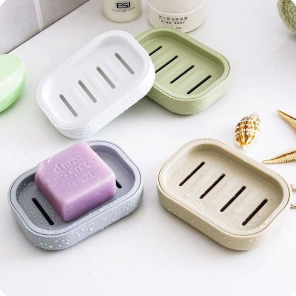 

soap dishes drain holder bathroom storage dish plate case home shower travel hiking container box dispenser rack