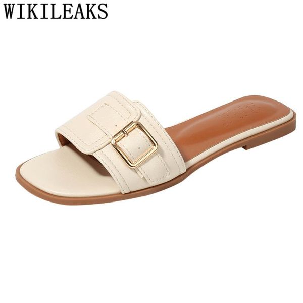 

slippers ladies woman luxury sliders shoes women summer fashion beach female 2021 femme pantoufles, Black