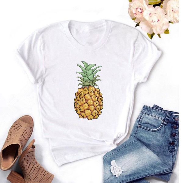 

loose t-shirt summer fashion women tee cartoon funny tee shirts fruit t-shirt ladies white t-shirts clothing femme