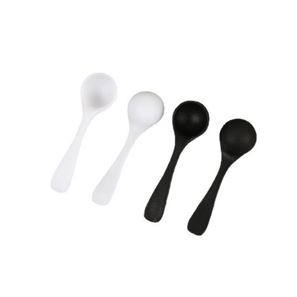 Cucchiaio bianco o nero 0,5 g di cucchiai dosatori di plastica cucchiai di polvere