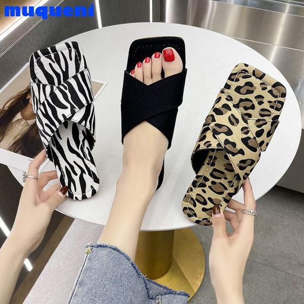 

slippers for women 2021 summer women's shoes round head sandals all-match comfortable flip flops female, Black