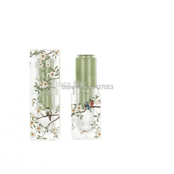 

storage bottles & jars 12.1mm empty square lipstick tube 3d printing plastic lip container arrival elegant refillable bottle 25pcs 50pc