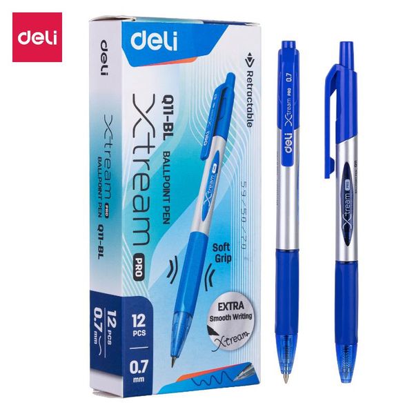 

ballpoint pens low viscosity ink refill signing 0.7mm black blue office school writing tools stationery ball point pen, Blue;orange