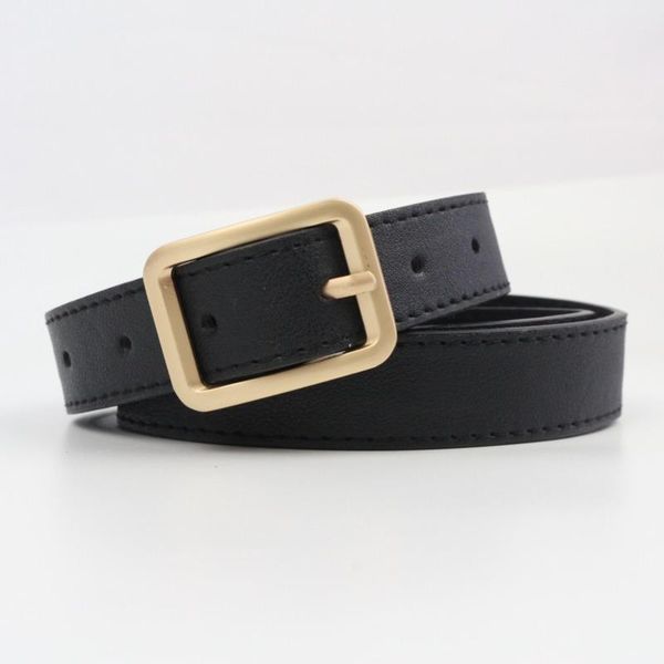 

retro pu leather metal pin buckle belt formal casual jeans trouser belt waistband fathers' day gift, Black;brown