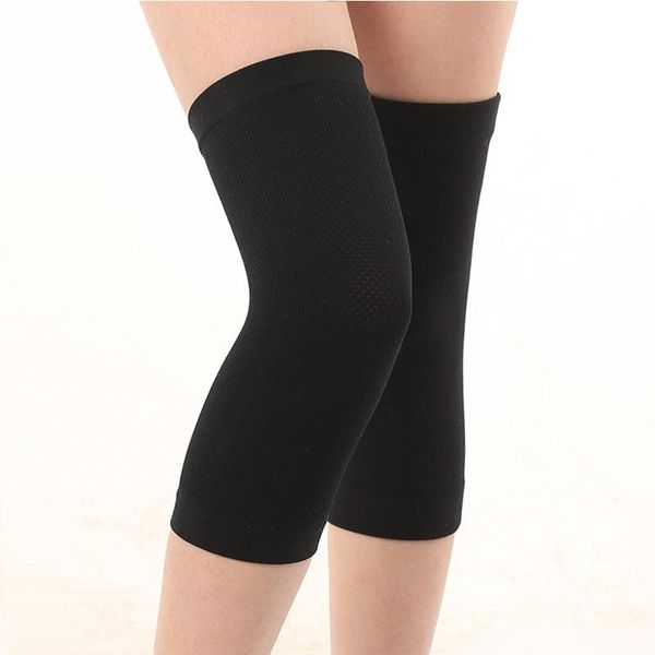 

elbow & knee pads kyncilar kneepad fitness exercise four-sided elastic protective equipment warm and cold-proof men women four seasons, Black;gray