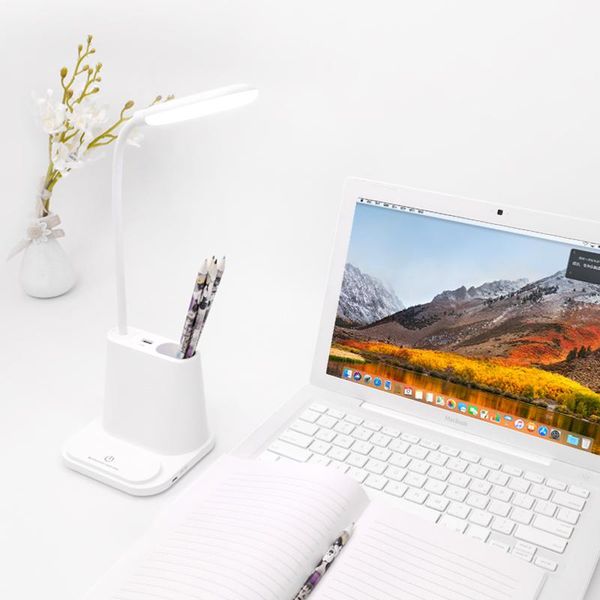 

table lamps touch dimmable led desk lamp flexible usb rechargeable adjustment light for children kids reading study bedside bedroom