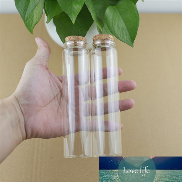 12 pçs / lote 37 * 150mm 125ml frasco de armazenamento de rolha de garrafa de vidro para especiaria picante frasco de cortiça doces recipientes de ensaio de ensaio de ensaio