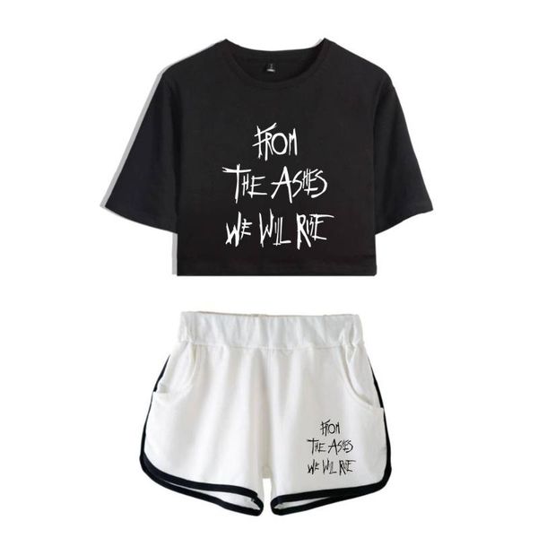 

men's t-shirts 2021 the 100 two pieces sets women soft round collar t-shirt&short pants harajuku summer girl cool sports, White;black