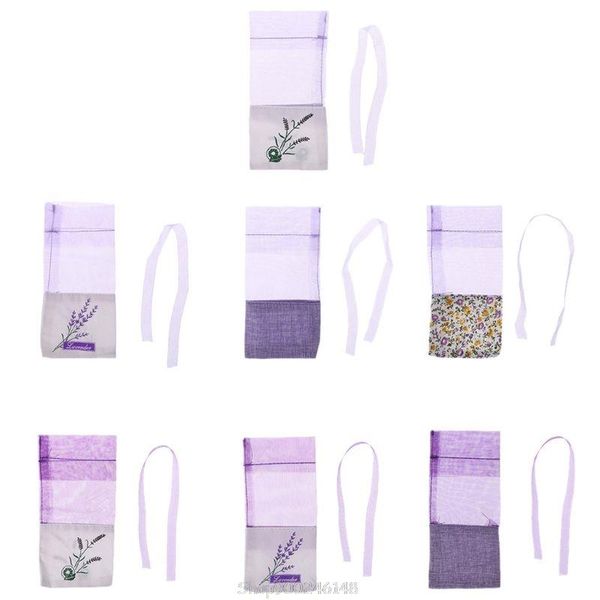 

gift wrap lavender sachet empty bag mesh stitching beam pocket for storage dry flowers seeds n23 20 dropship
