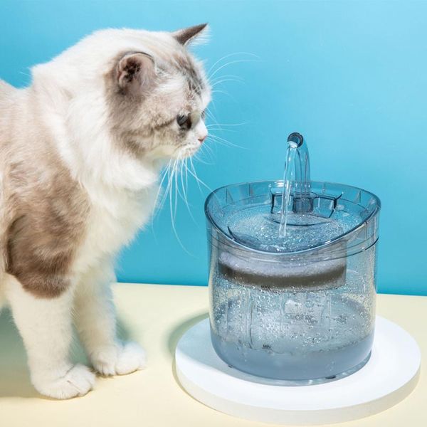 

cat bowls & feeders 1.8l intelligent induction pet water dispenser automatic circulation filter and dog drinking supplies