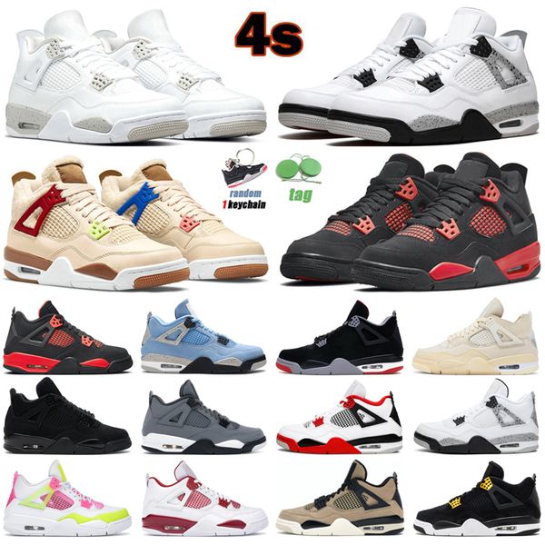 

4s men basketball shoes womens 4 red thunder wild things university blue alternate 89 sail mushroom black cat mens trainers sport sneakers