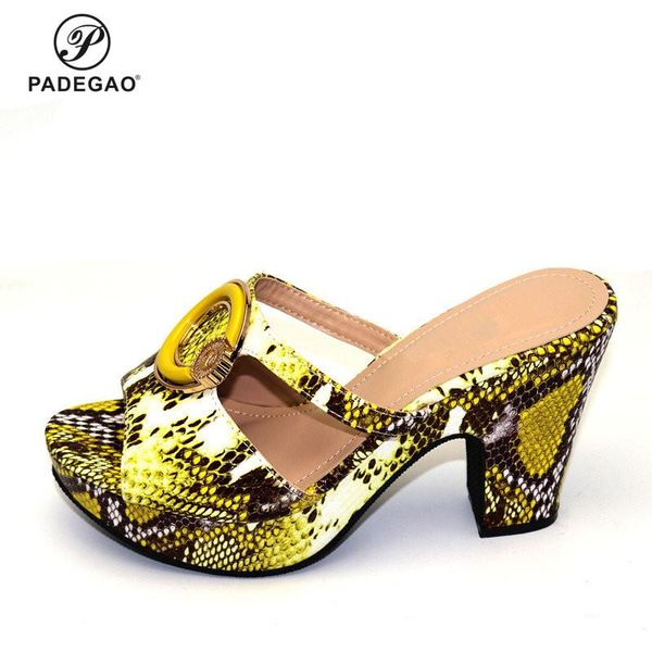 

dress shoes summer design 2021 italian matching nigerian women in yellow color for party, Black