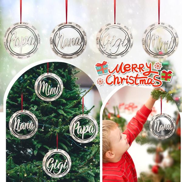 

christmas decorations tree drop ornaments xmas hanging decoration gift product personalized family pendant merry decor