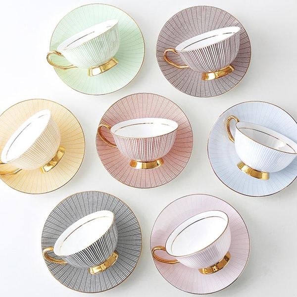 

cups & saucers fashion ceramic coffee cup saucer modern simple afternoon tea porcelain teacup exquisite upscale home decor gifts