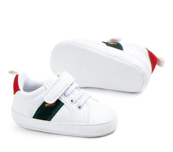

designer kids baby boy shoes casual newborn first walker sneakers solid crib infant pu leather footwear toddler children gi1109079